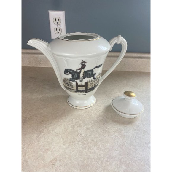 Vintage Porcelaine De Paris France Leaping 6 Cup Coffee/Tea Pot - Picture 8 of 10